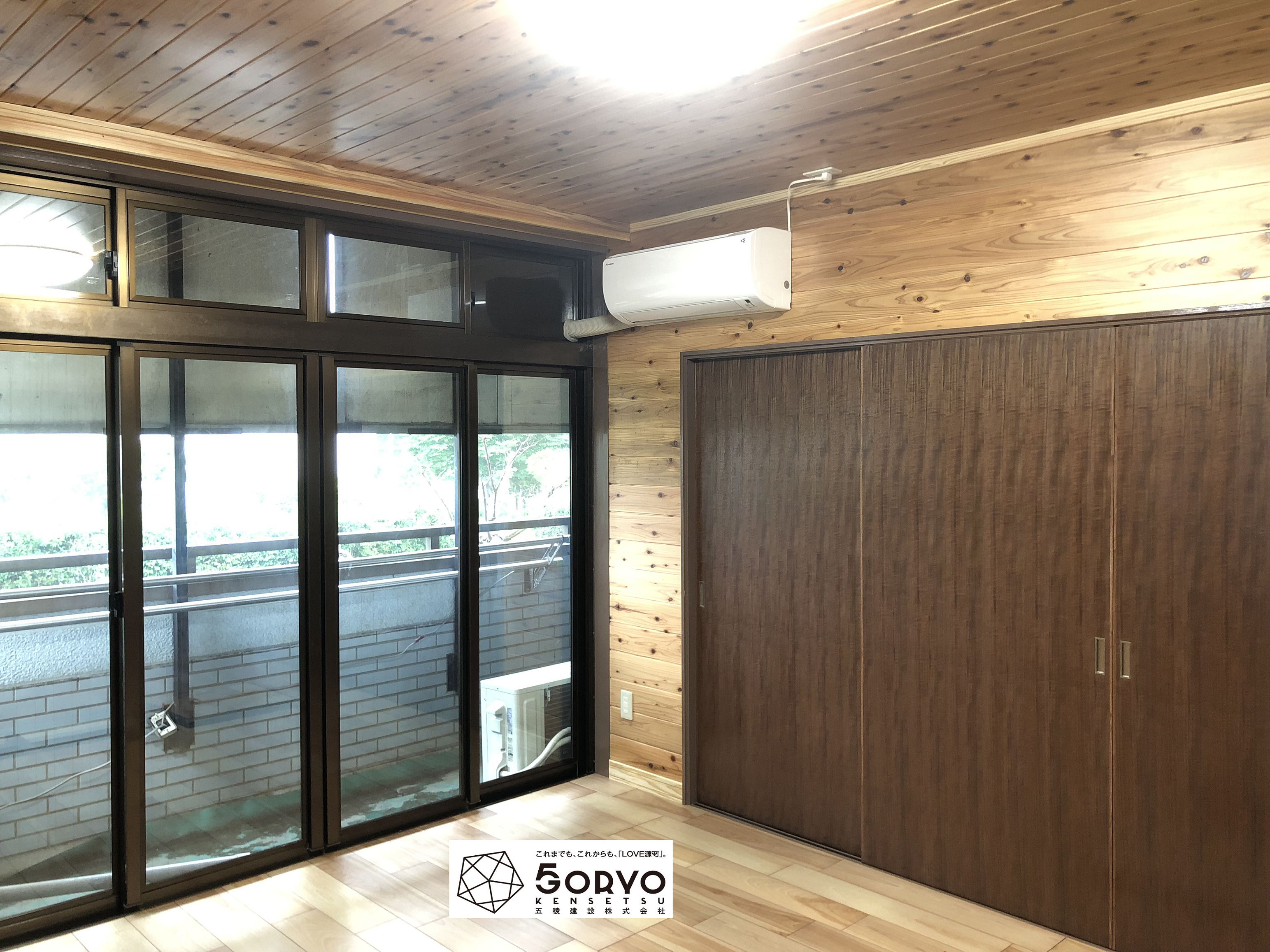 千葉市若葉区S様邸・和室を改装して、❝木のぬくもり溢れる洋室❞にリフォーム：施工後